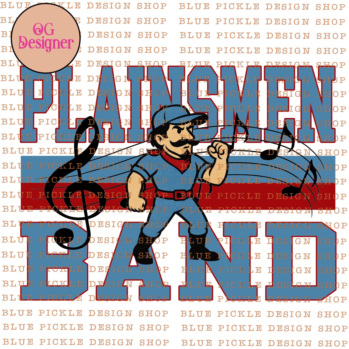 CUSTOM Band (or other sport/extracurriculars) Mascot - DIGITAL DESIGN