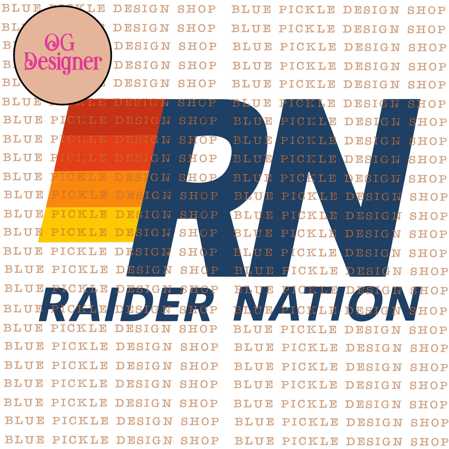 CUSTOM Mascot Nation Cali Stripes Design - DIGITAL DESIGN