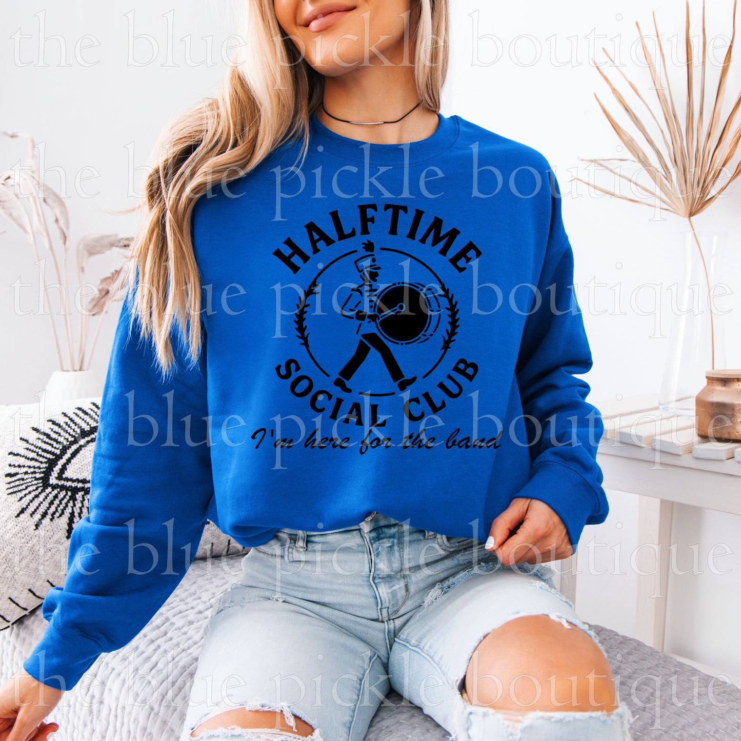Halftime Social Club ~ I'm here for the band Sweatshirt