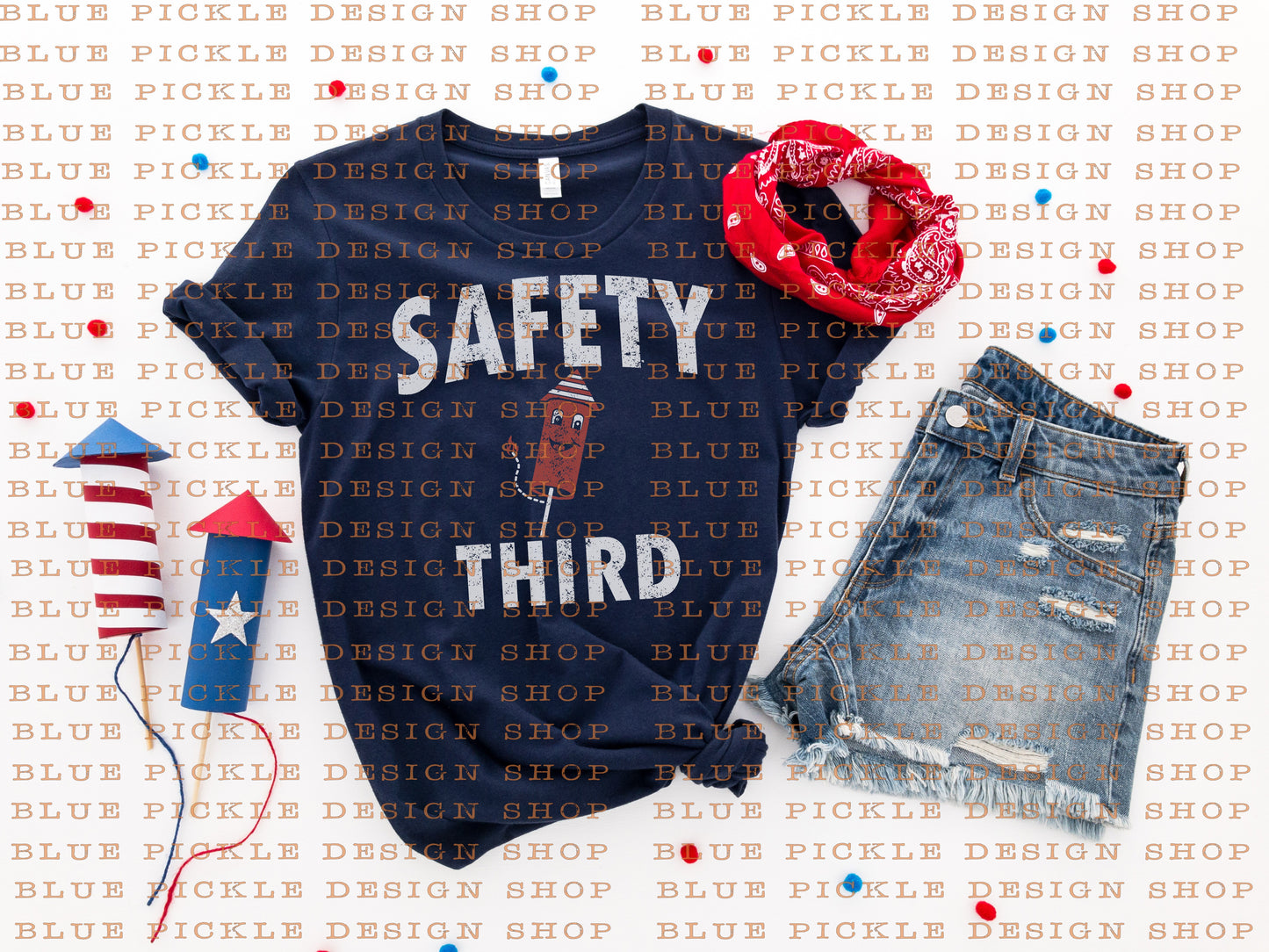 Safety Third July 4th - DIGITAL DESIGN