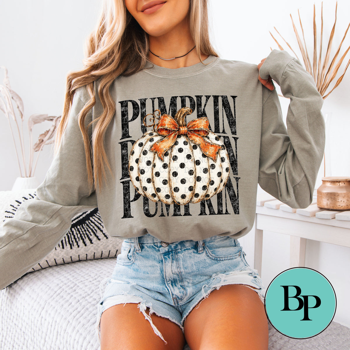 Pumpkin Polkadots