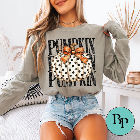 Pumpkin Polkadots
