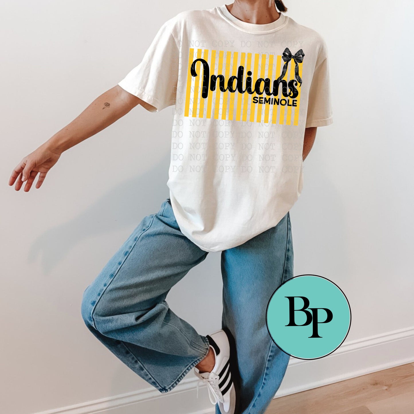 Mascots & Stripes custom school tee