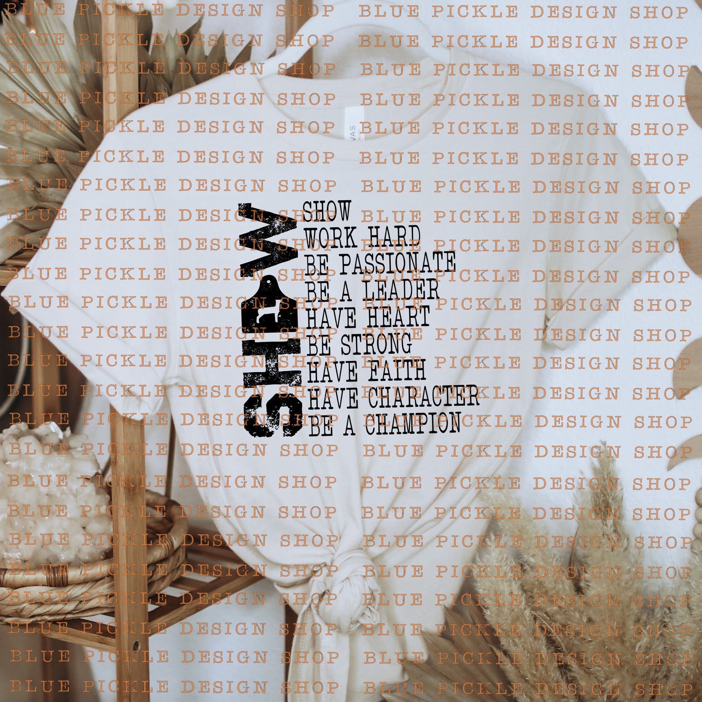 Show Livestock - Lamb - DIGITAL DESIGN