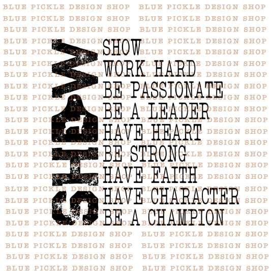 Show Livestock - Lamb - DIGITAL DESIGN