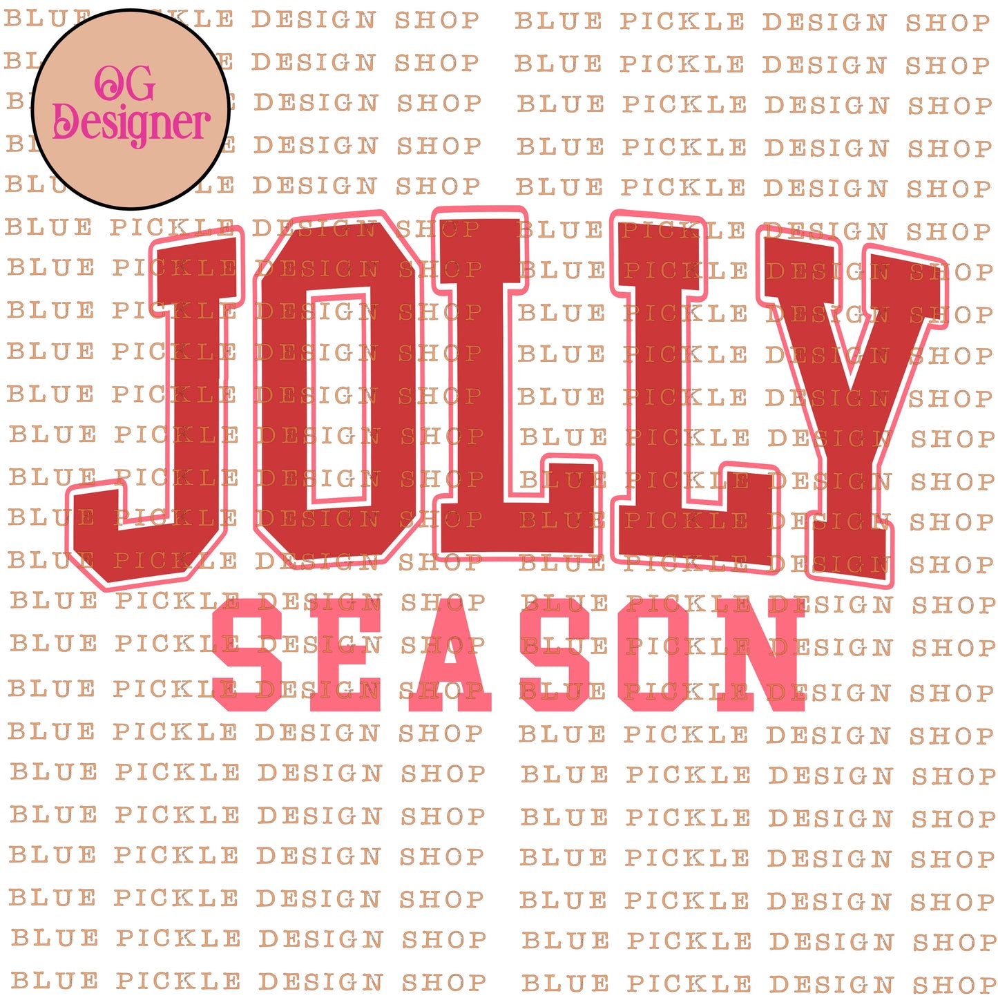 Jolly Season -  DIGITAL DESIGN- INSTANT DOWNLOAD