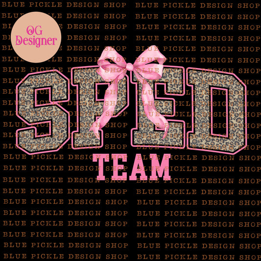 SPED Team  - DIGITAL DESIGN- INSTANT DOWNLOAD