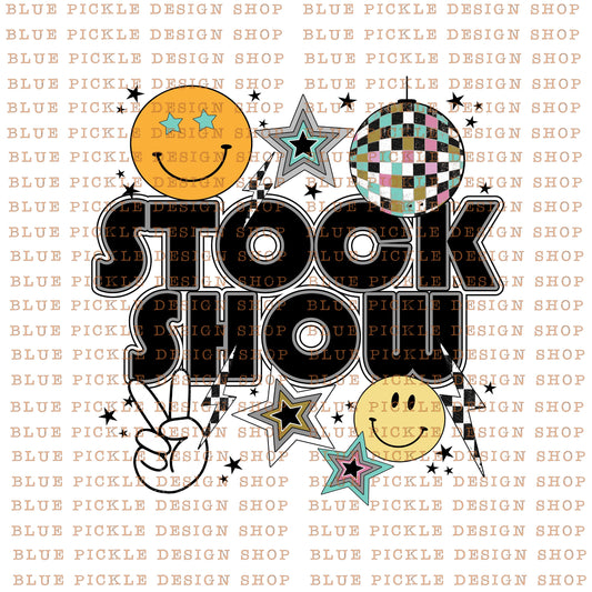 Stock Show Disco Era  - DIGITAL DESIGN - Instant Download