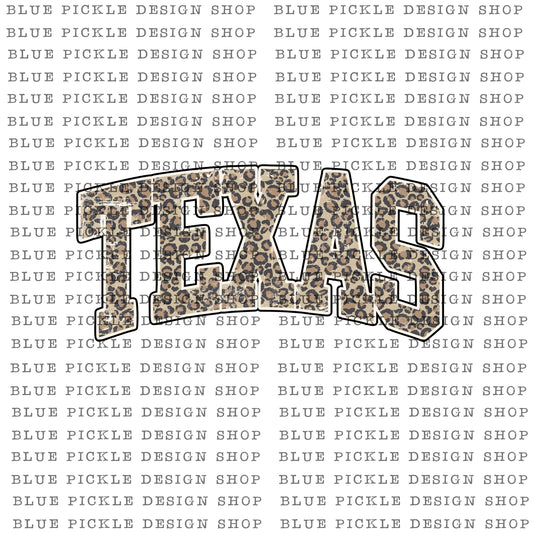 Texas Distressed Leopard - DIGITAL DESIGN