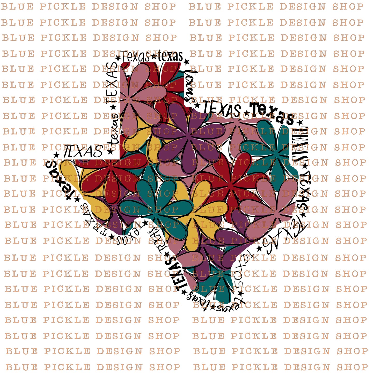 Texas Floral - DIGITAL DESIGN