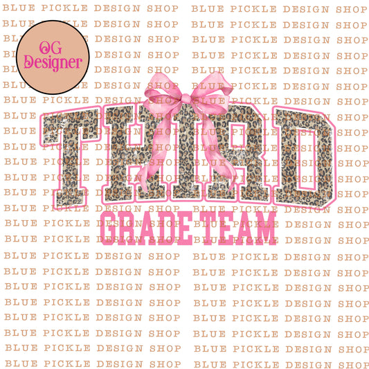 Third Grade Team  - DIGITAL DESIGN- INSTANT DOWNLOAD