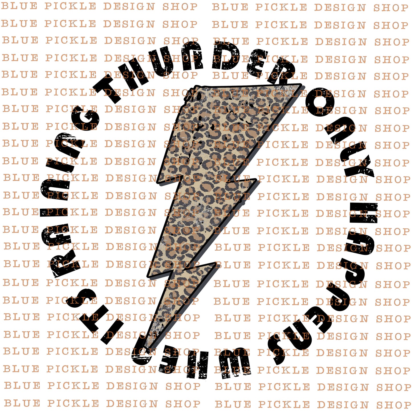 Thunder Only Happens When It's Raining - DIGITAL DESIGN- INSTANT DOWNLOAD