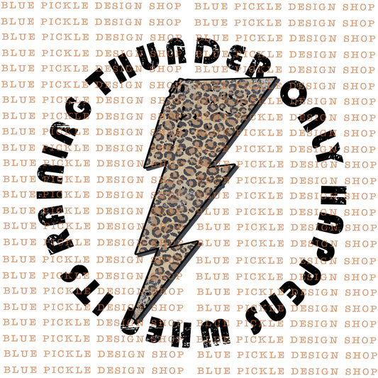 Thunder Only Happens When It's Raining - DIGITAL DESIGN