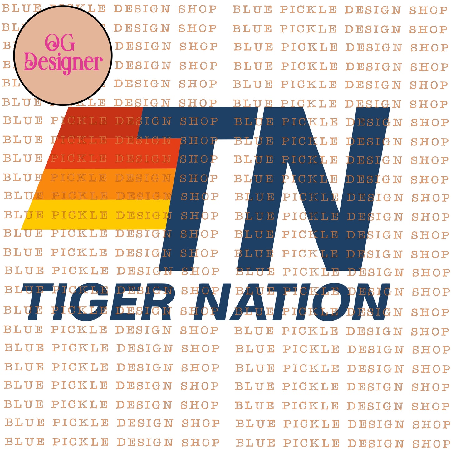 CUSTOM Mascot Nation Cali Stripes Design - DIGITAL DESIGN