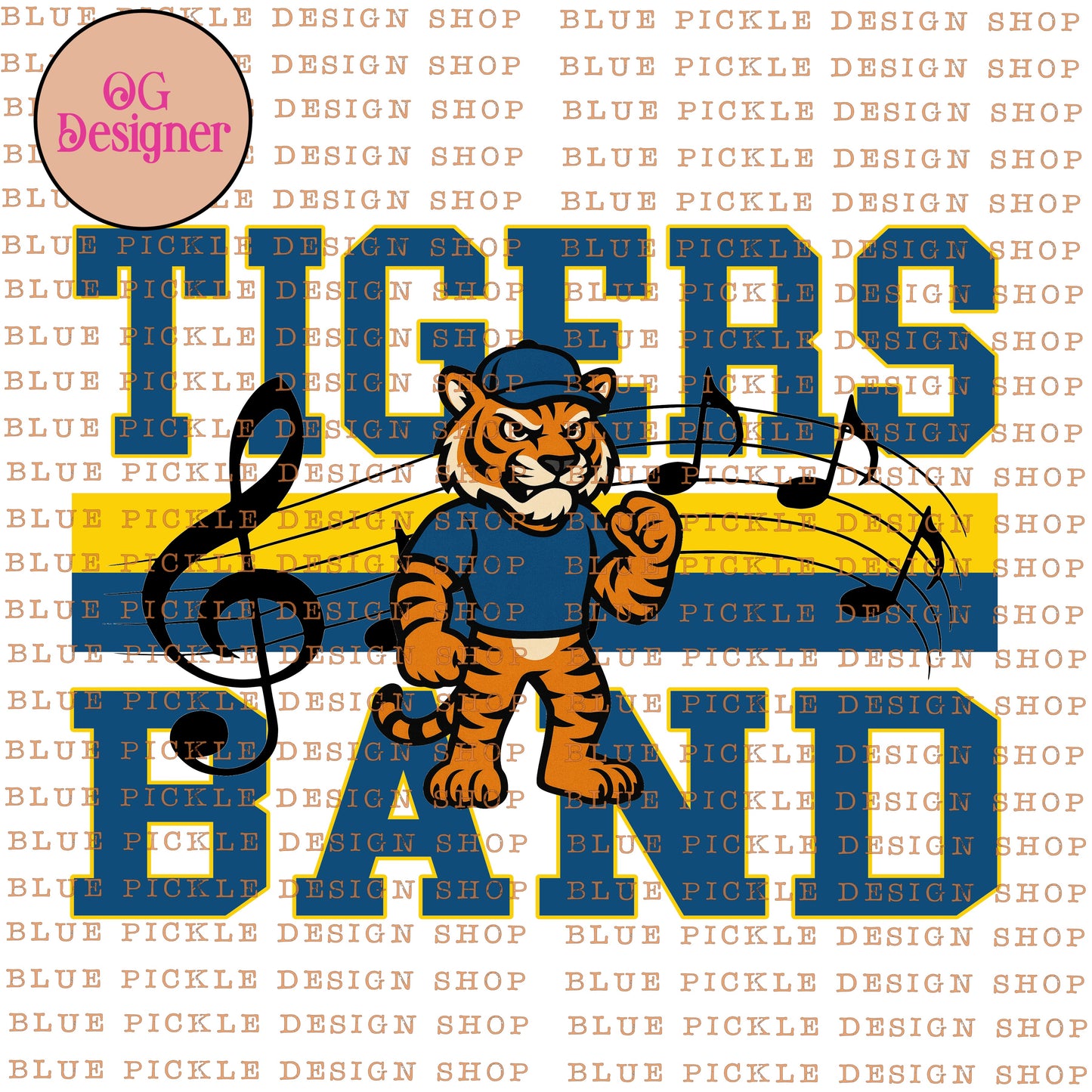 CUSTOM Band (or other sport/extracurriculars) Mascot - DIGITAL DESIGN