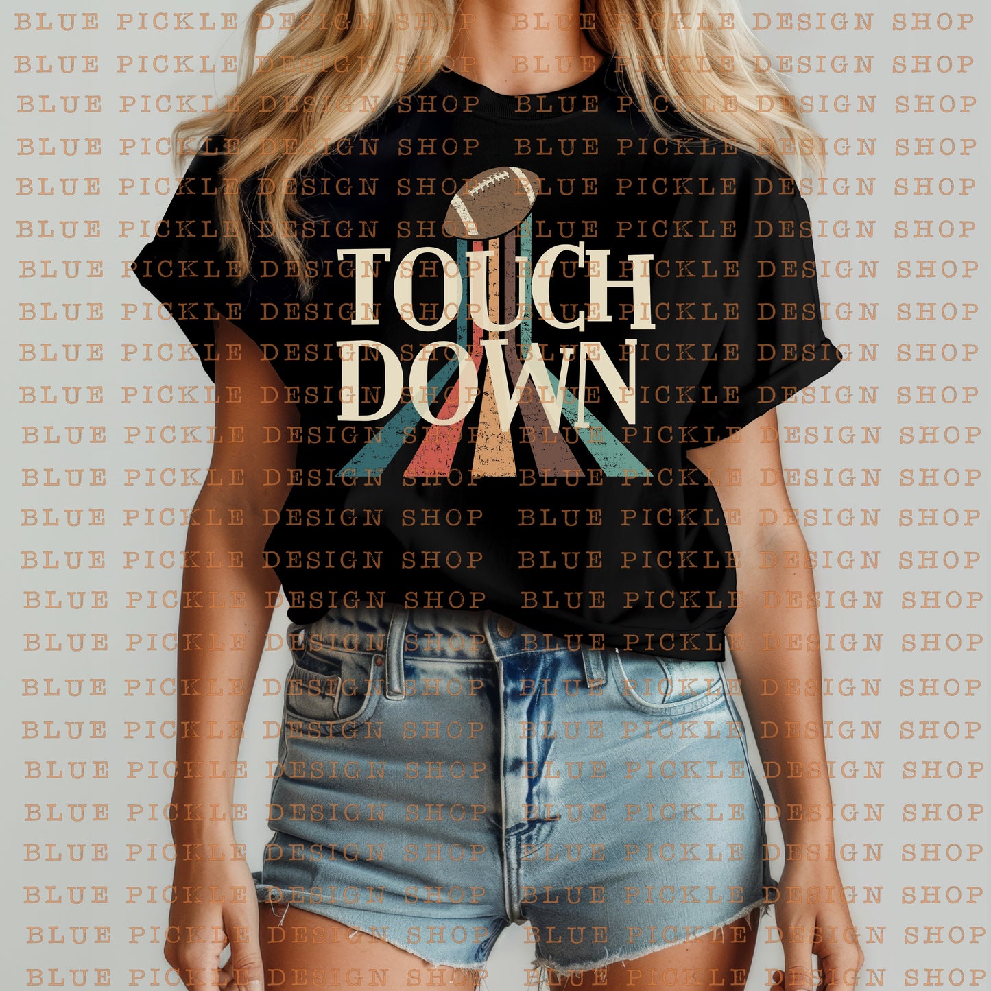 Touch Down Retro - DIGITAL DESIGN