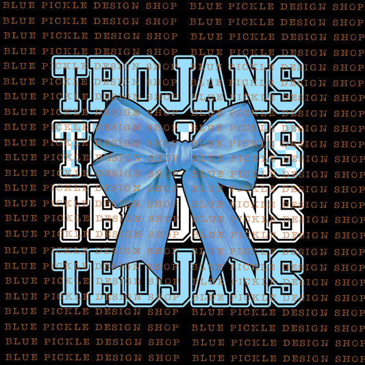 Trojans - Columbia Blue - DIGITAL DESIGN