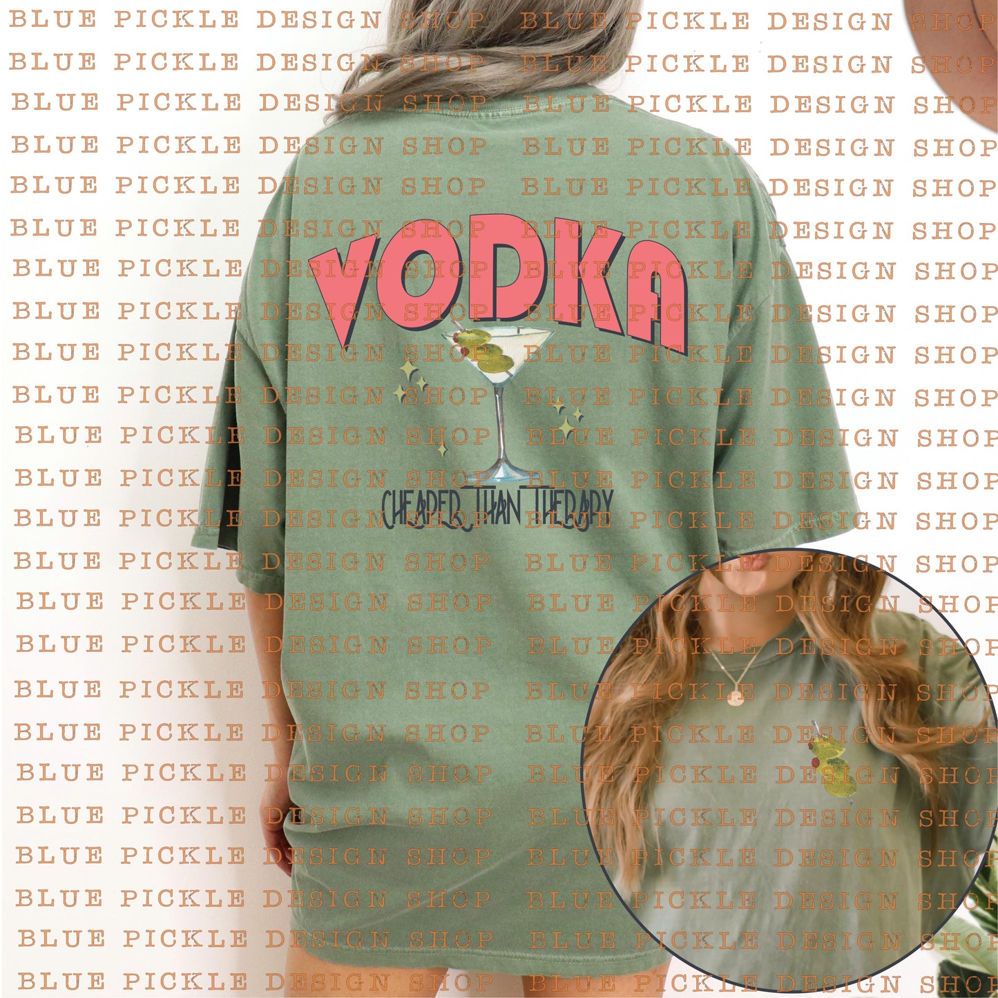 Vodka Cheaper Than Therapy - DIGITAL DESIGN