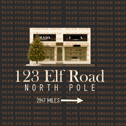 Designer Christmas Storefront -  DIGITAL DESIGN- INSTANT DOWNLOAD