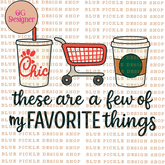These are a few of my favorite things (Shopping edition)  -  DIGITAL DESIGN- INSTANT DOWNLOAD
