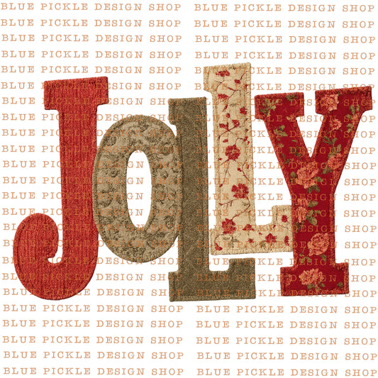 Jolly Faux (fake) Fabric  -  DIGITAL DESIGN- INSTANT DOWNLOAD