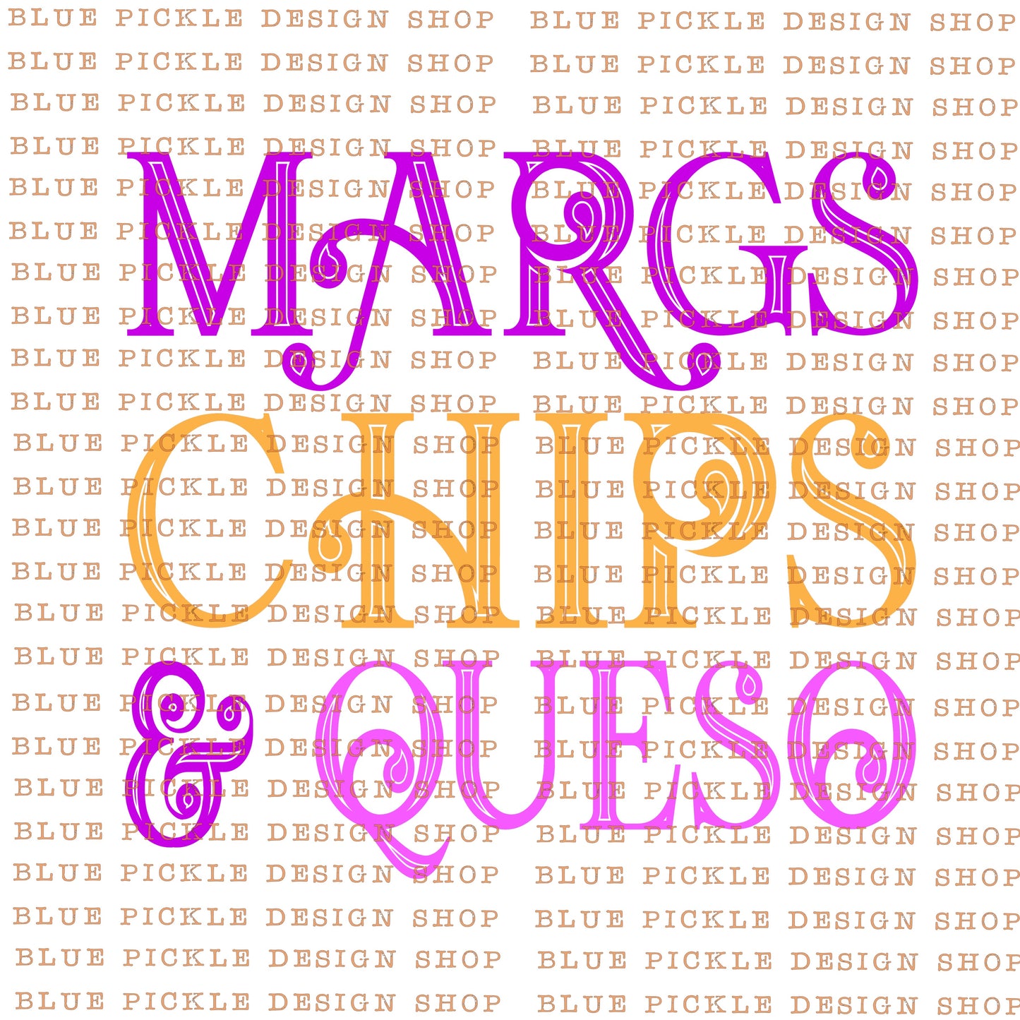 Margs. Chips & Queso - DIGITAL DESIGN