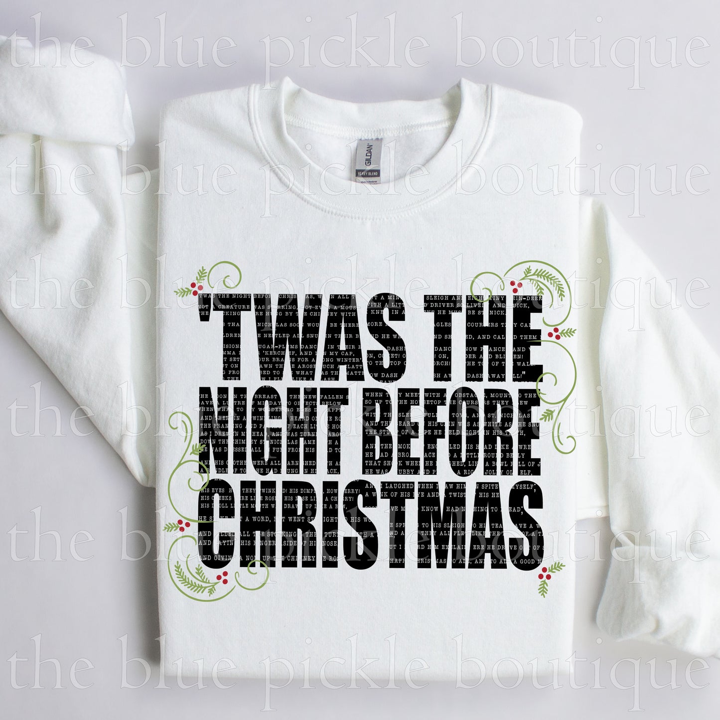 'Twas The Night Before Christmas Story  -  DIGITAL DESIGN- INSTANT DOWNLOAD