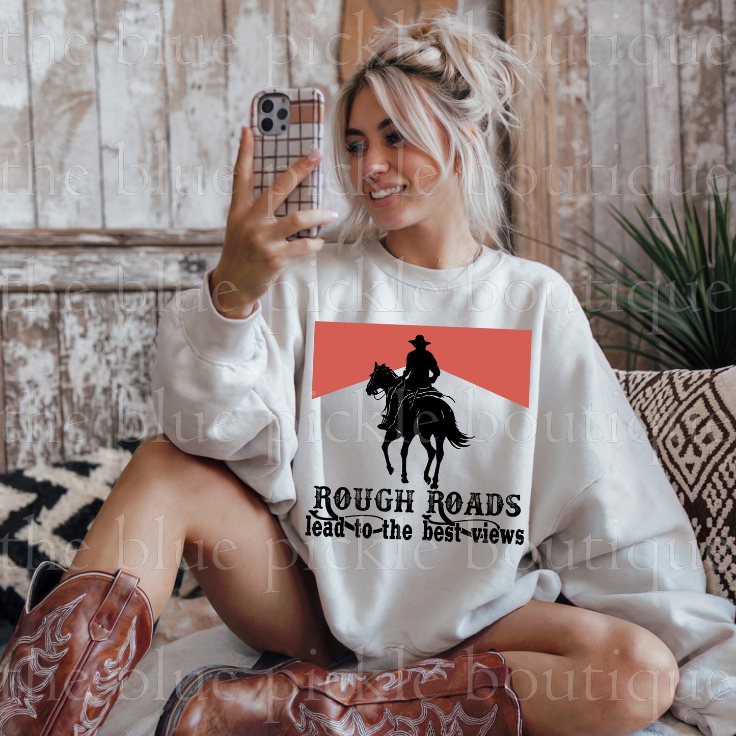 Rough Roads lead to the Best Views Sweatshirt
