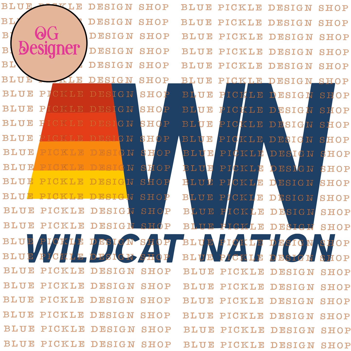 CUSTOM Mascot Nation Cali Stripes Design - DIGITAL DESIGN