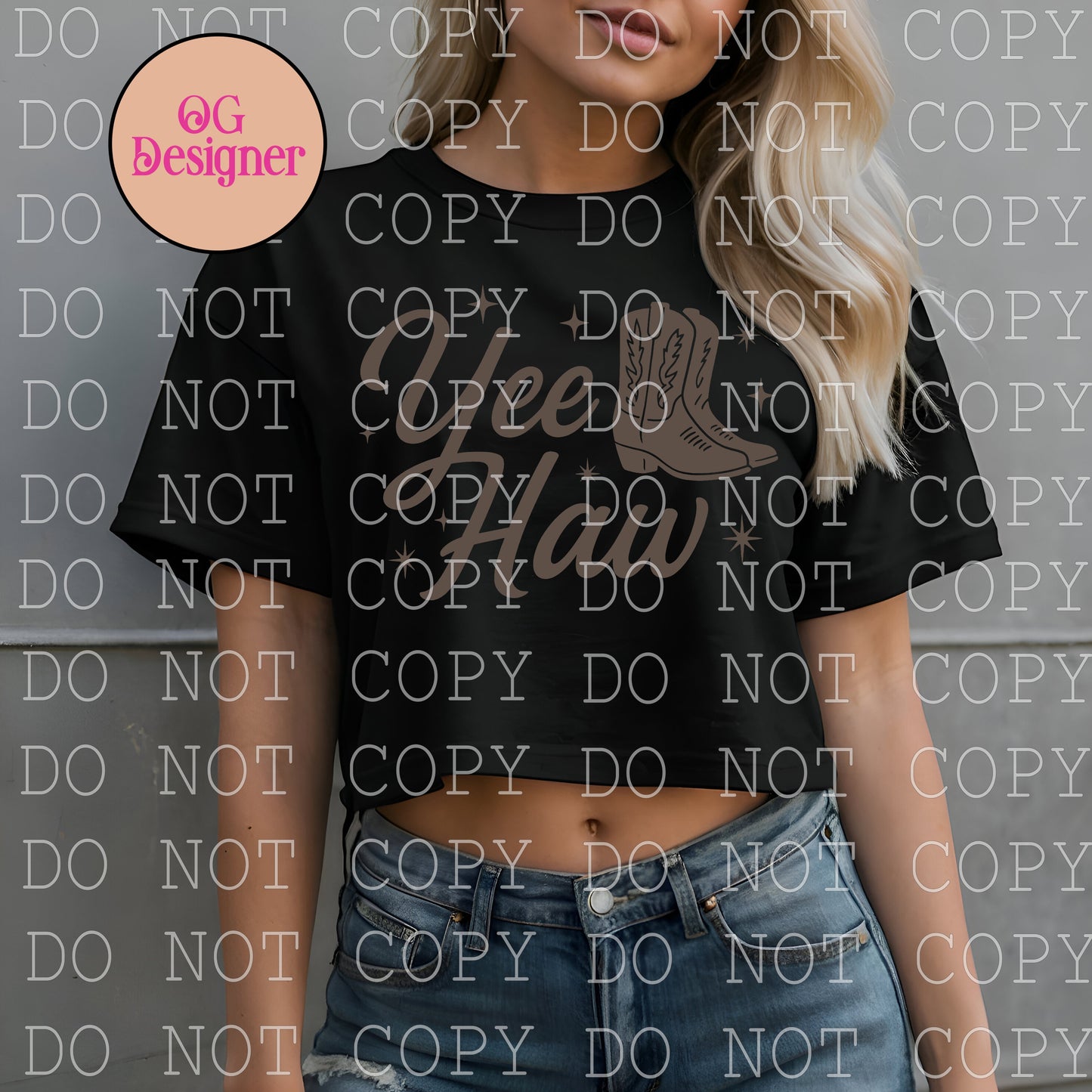 Yee Haw boots and stars (4 colors) - DIGITAL DESIGN- INSTANT DOWNLOAD